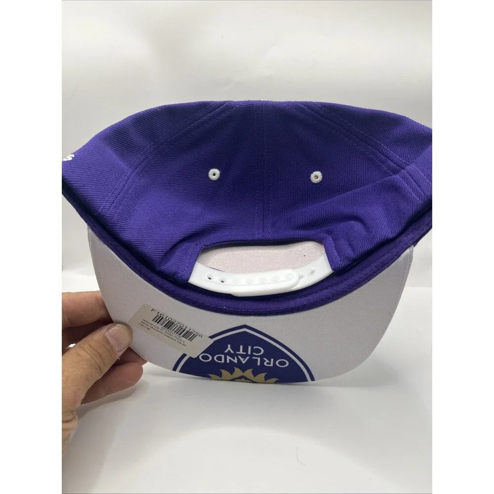 MLS Orlando City SC Adidas Snap Back Design Under Brim Cap Hat Beanie #VW80Z NEW